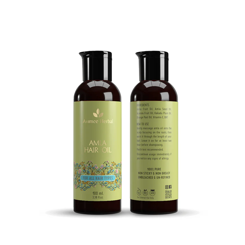 Pure Amla Hair Oil for Grey Hair & Dandruff - Image 3