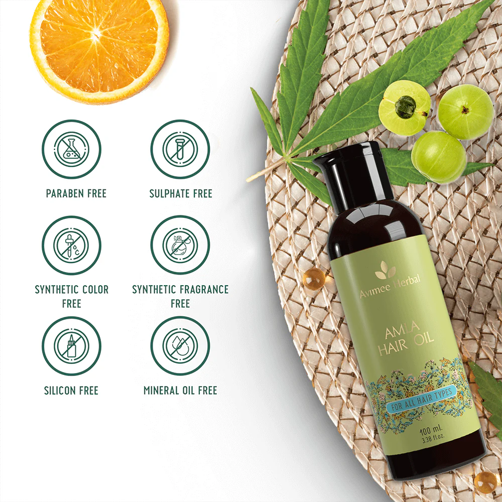 Pure Amla Hair Oil for Grey Hair & Dandruff - Image 5
