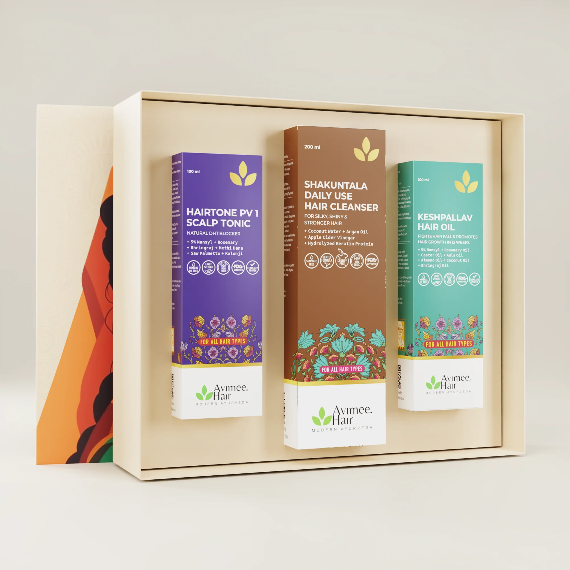 Avimee Herbal Hair Care Gift Box - Image 4