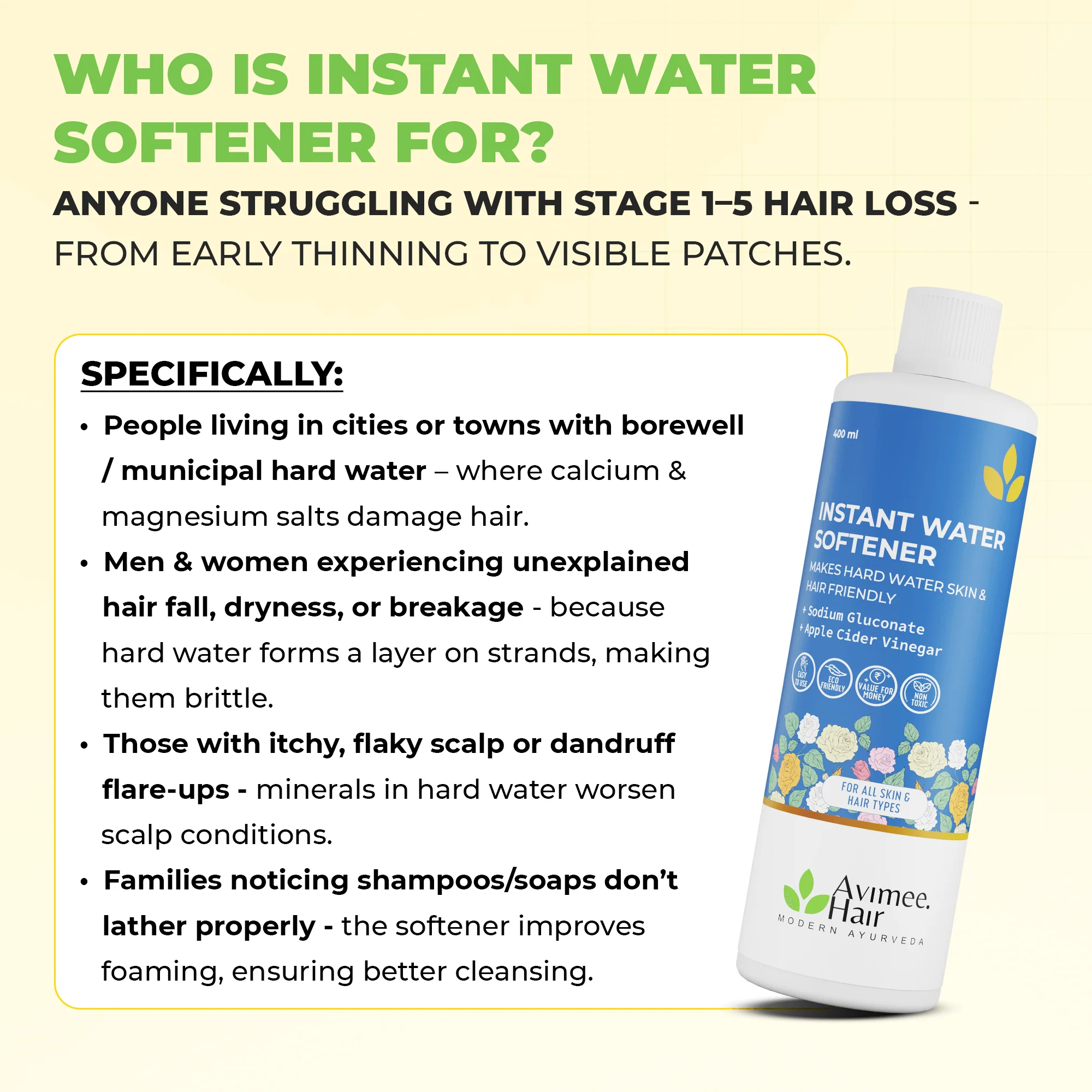 Instant Water Softener for Hair Loss Due to Hard Water - Image 7