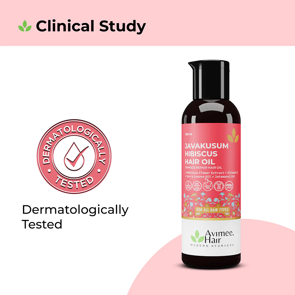 Javakusum Hibiscus Hair Oil - Image 4