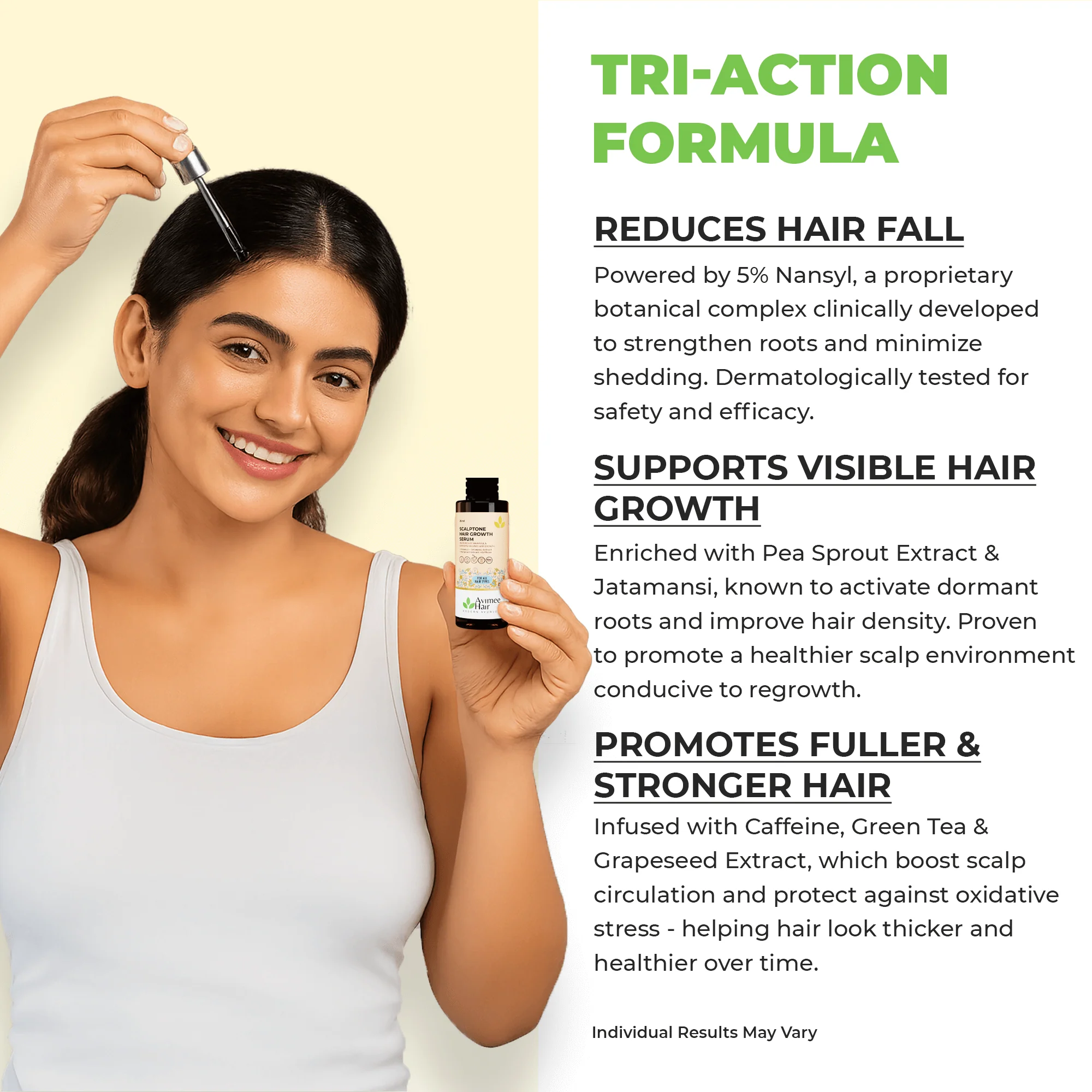 Scalptone Hair Growth Serum with 5% Nansyl & Pea Sprout Extract - Image 4