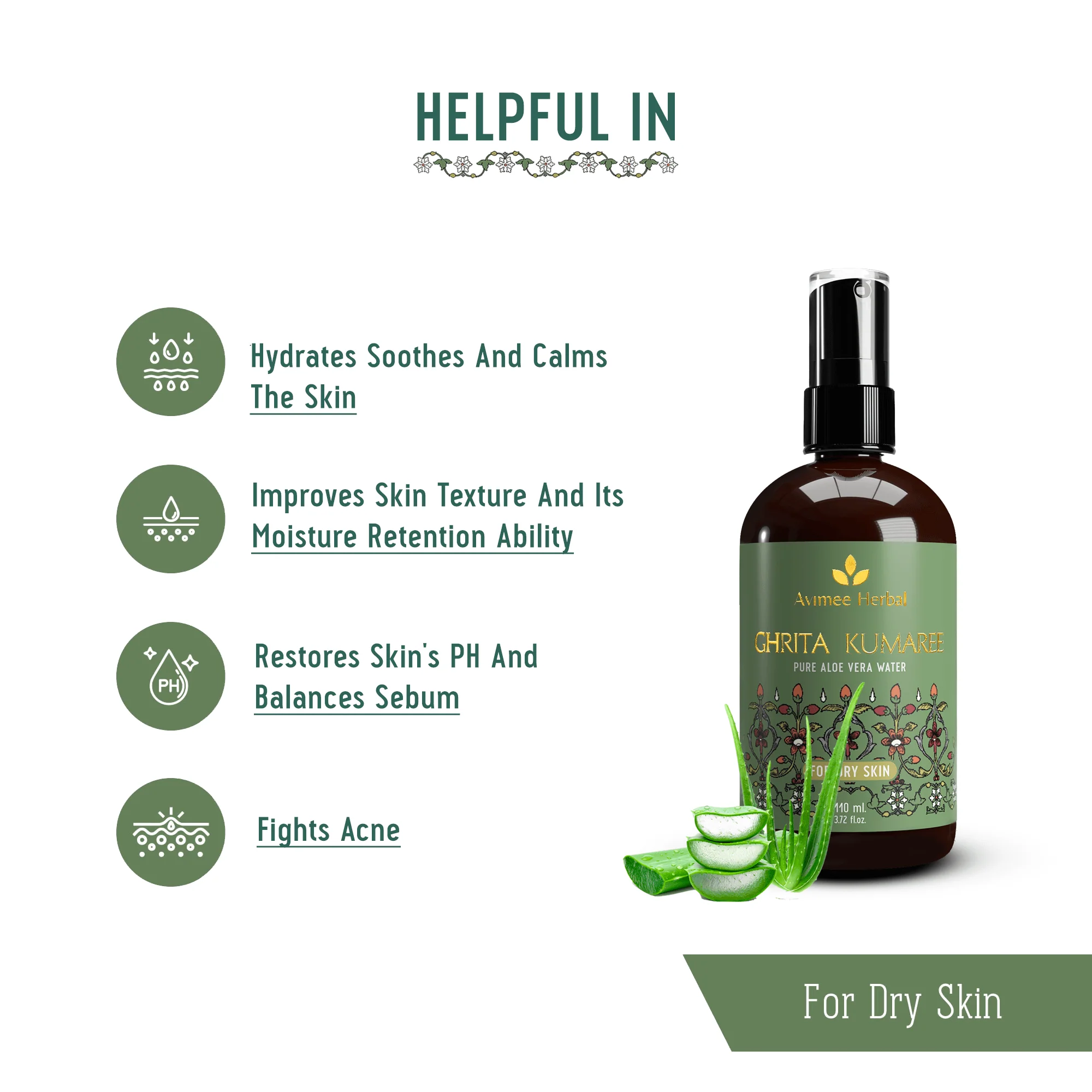 Ghrita Kumaree Pure Aloe Vera Water - Image 3