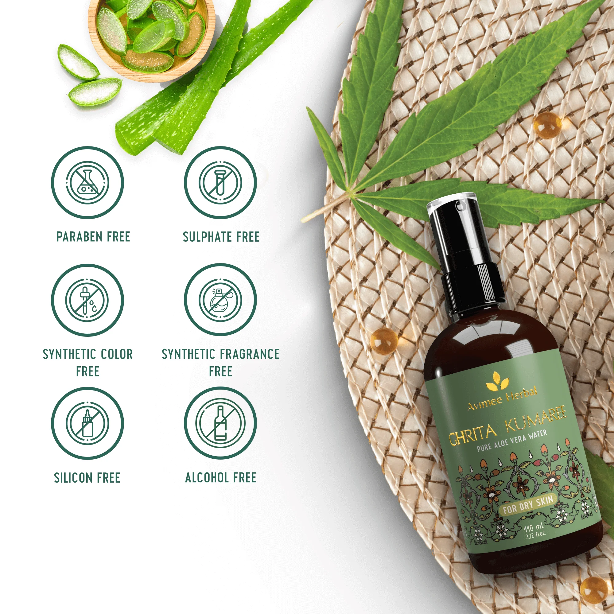 Ghrita Kumaree Pure Aloe Vera Water - Image 6