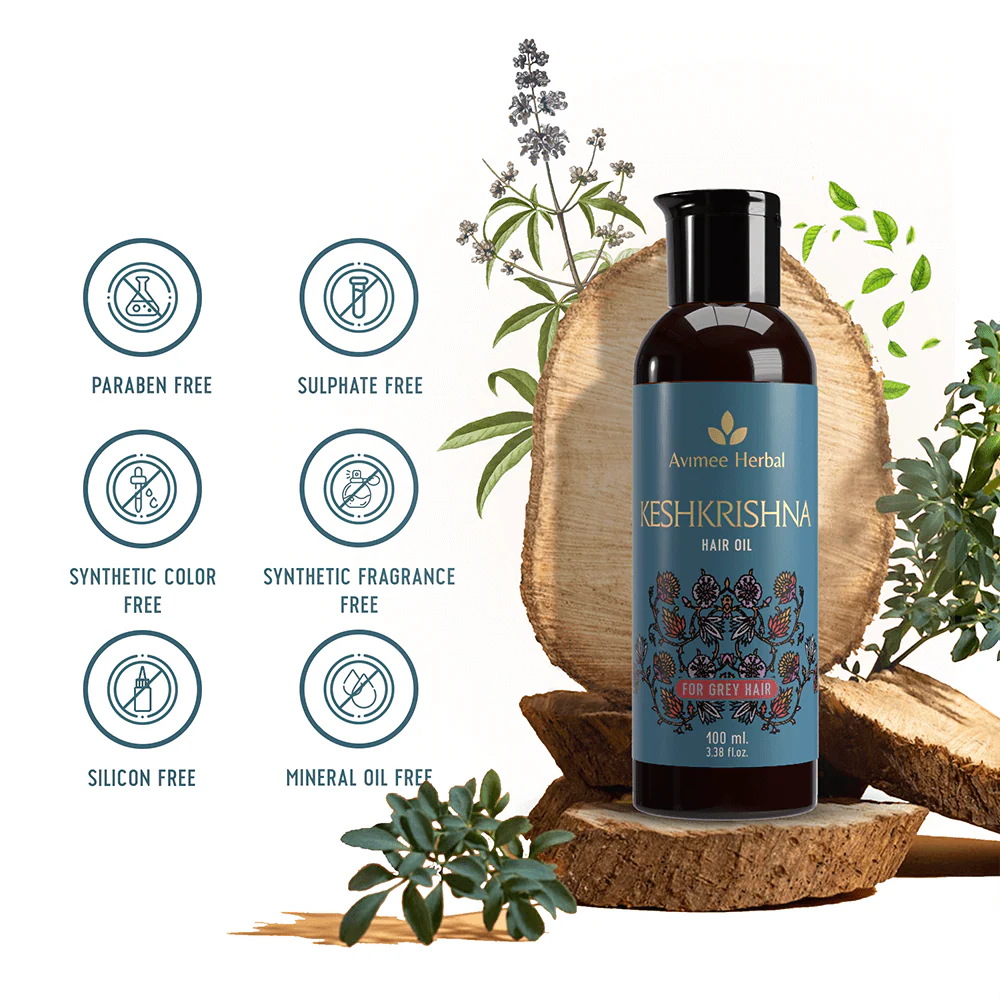 Keshkrishna Grey Hair Oil - Image 5