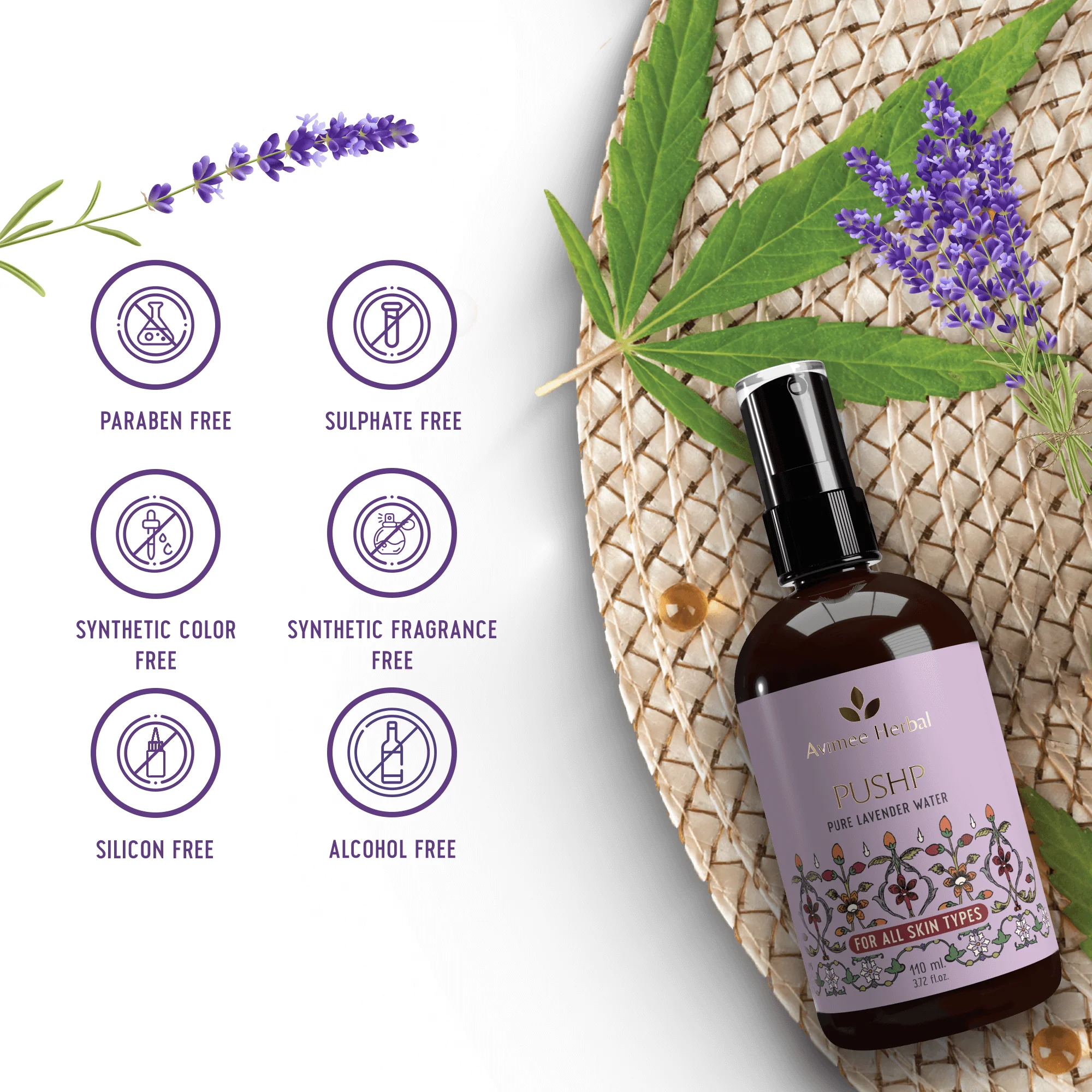 Pushp Pure Lavender Water - Image 3